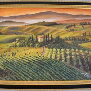 Serenade of the Tuscan Hill — painting by Navjot Singh