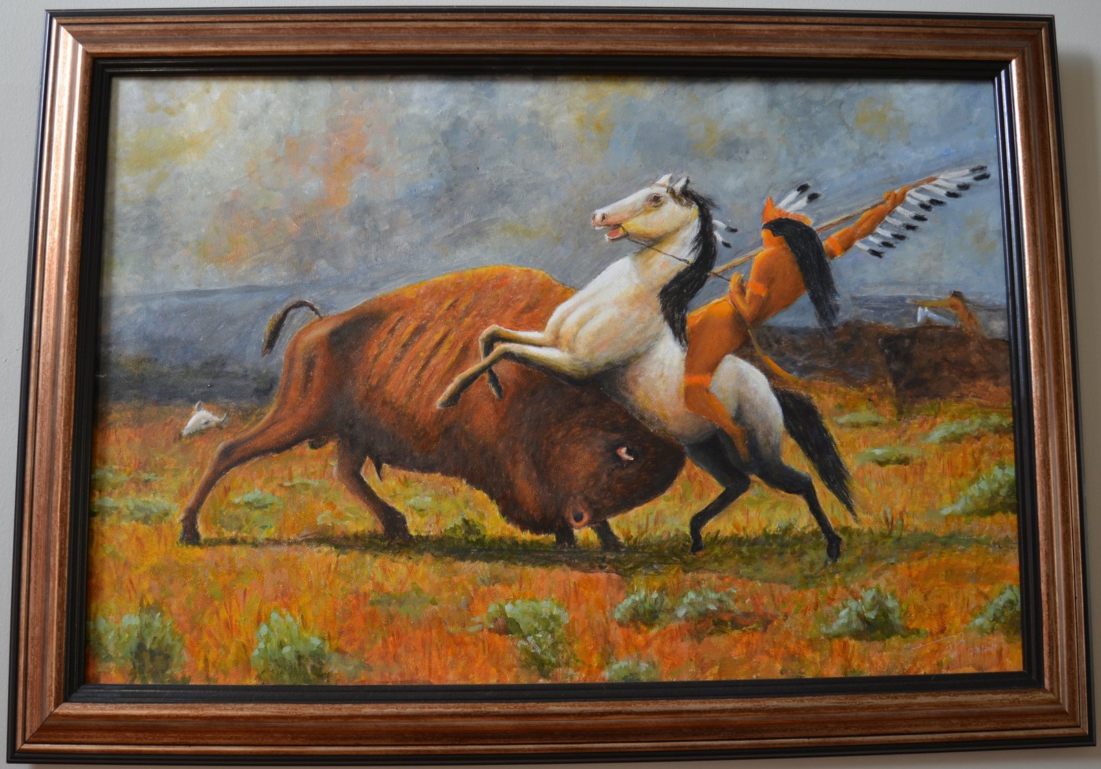 The Last Buffalo: A Farewell in Amber Light